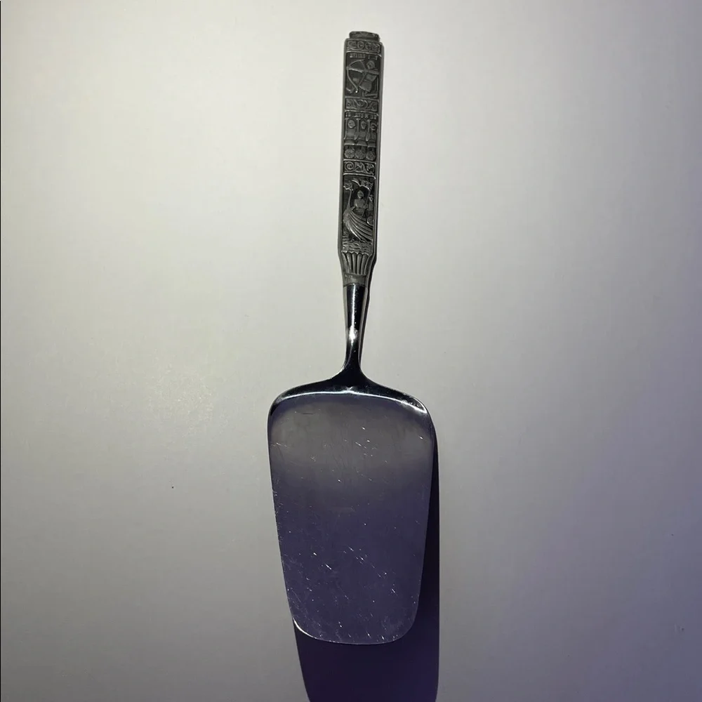 Vintage Konge Tinn (Norway) Pewter Silver Cake Server - Picture 1 of 7